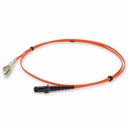 AddOn 1m LC to MT-RJ Orange OM1 Duplex OFNR (Riser-Rated) MMF Fiber Patch Cable