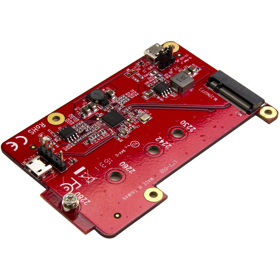 StarTech Raspberry Pi Board - USB 2.0 480Mbps - USB to M.2 SATA Converter - USB to SATA Raspberry Pi SSD, TAA