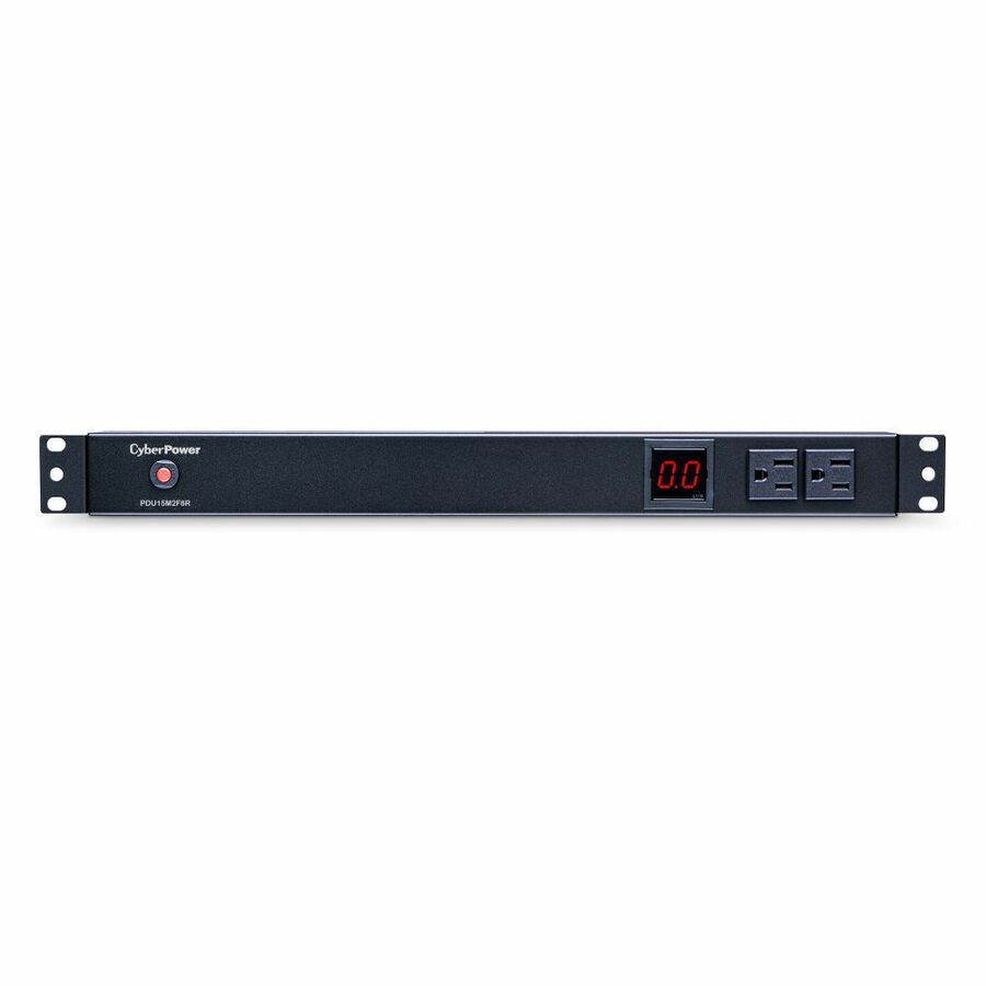 CyberPower PDU15M2F8R Single Phase 100 - 125 VAC 15A Metered PDU