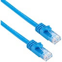Black Box CAT6A 500-MHz STR Patch Cable Slim Molded Snagless Boot - UTP, CM PVC, BL, 25FT