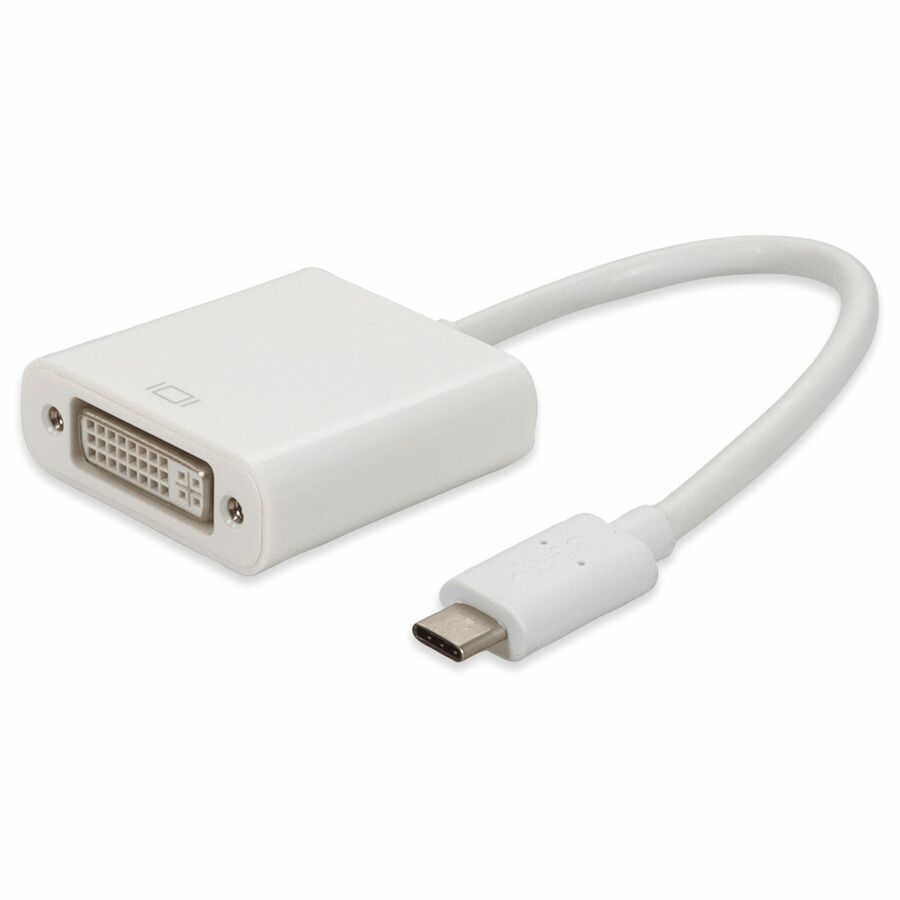 AddOn USB 3.1 (C) Male to DVI-I (29 pin) Female White Adapter