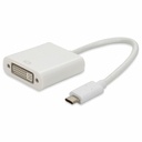 AddOn USB 3.1 (C) Male to DVI-I (29 pin) Female White Adapter