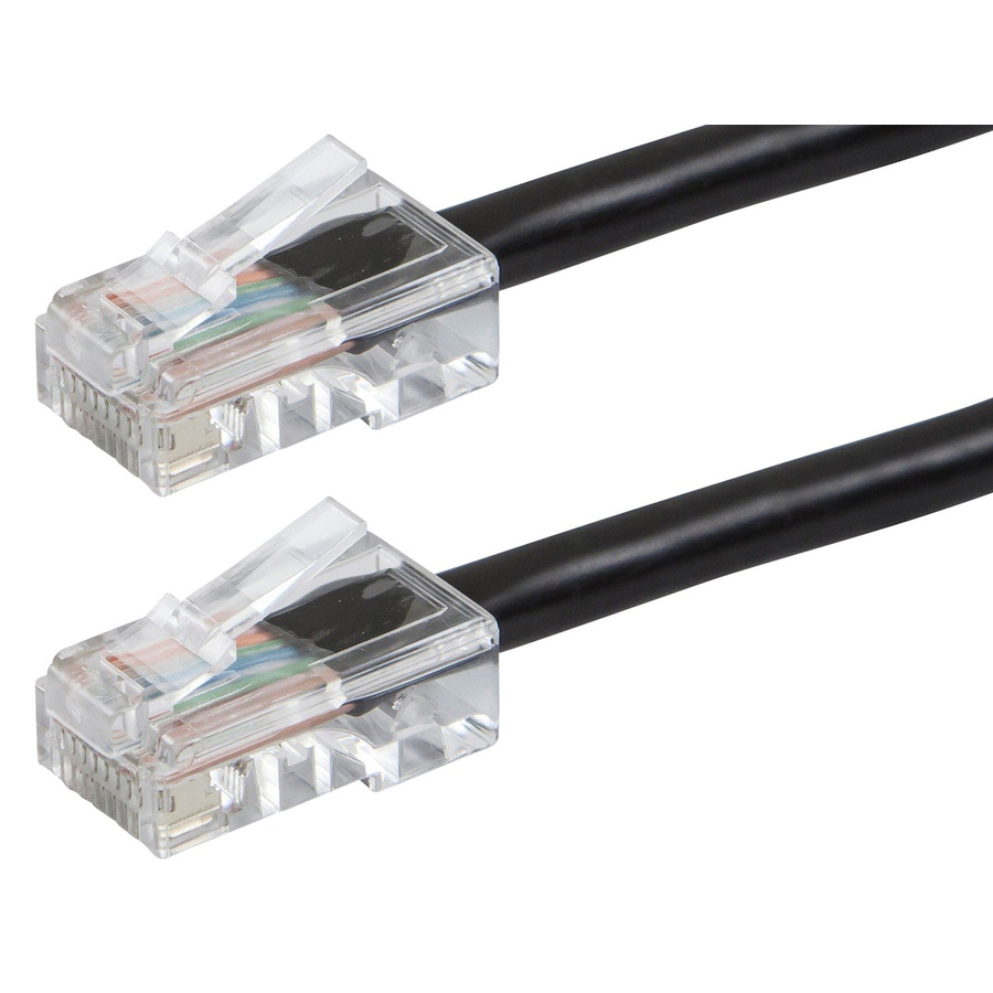 Monoprice ZEROboot Series Cat6 24AWG UTP Ethernet Network Patch Cable, 7ft Black