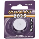 NABC UltraLast UL2025 Lithium Button General Purpose Battery