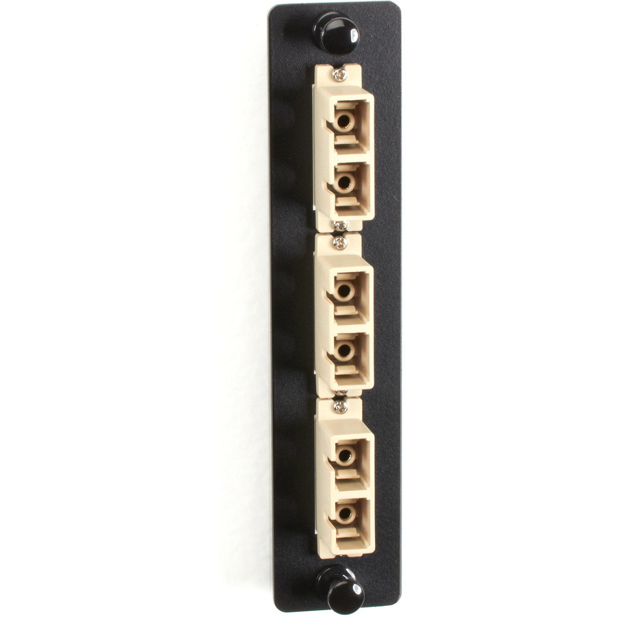Black Box Low-Density Multimode Fiber Adapter Panel - Ceramic Sleeve