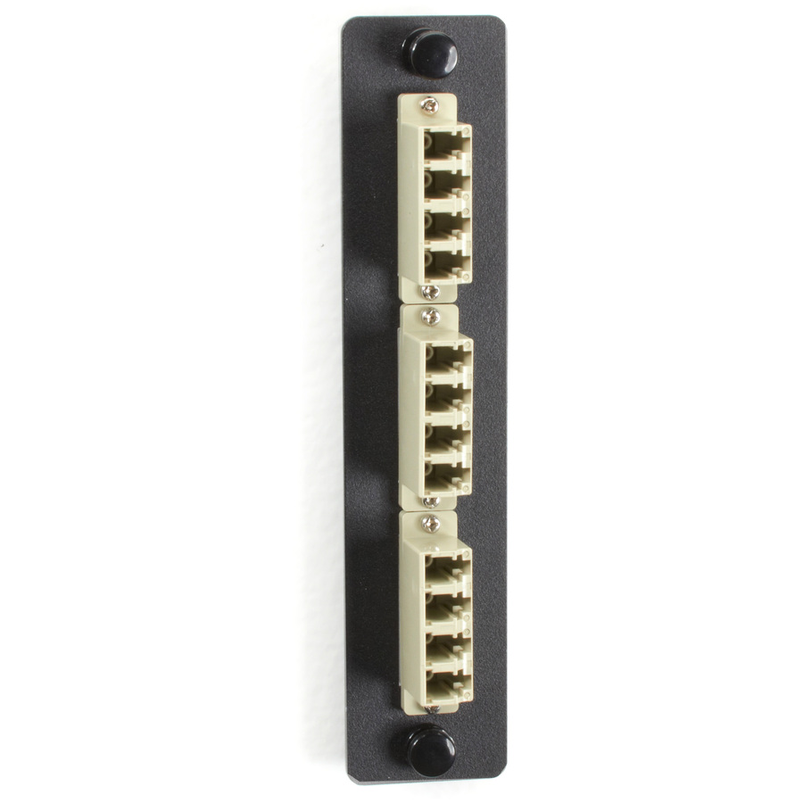 Black Box Low-Density Multimode Fiber Adapter Panel - Ceramic Sleeve