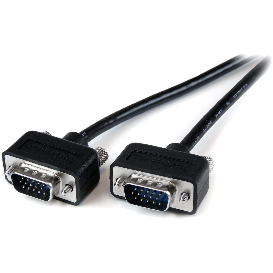 StarTech 10 ft Low Profile High Resolution Monitor VGA Cable - HD15 M/M
