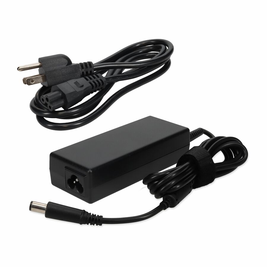 AddOn HP 693712-001 Compatible 90W 19.5V at 4.62A Black 7.4 mm x 5.0 mm Laptop Power Adapter and Cable