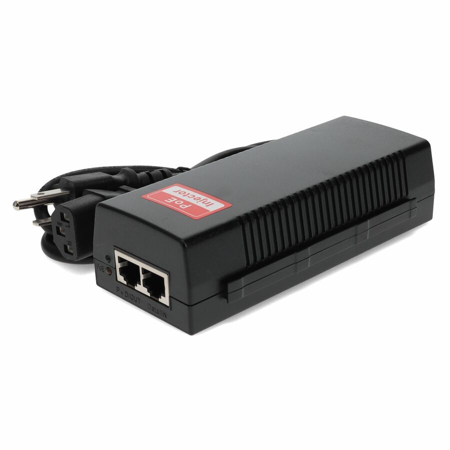 AddOn 60W POE Power Injector (IEEE802.3af/IEEE802.3at 57v 60W max,10/100Base-T and 10/100/1000Base-T )
