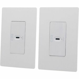 C2G Superbooster 1-Port USB over Cat6a Wall Plate to Wall Plate Extender Kit - USB 3.2 Gen1 (5Gbps)