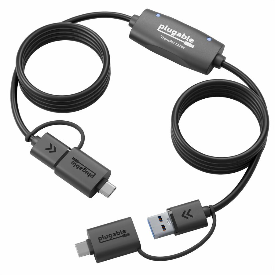 Plugable USB Data Transfer Cable PC to PC, Compatible with Windows USB C and USB 3.0
