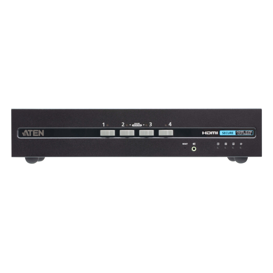 ATEN 4-Port USB HDMI Dual Display Secure KVM Switch (PSD PP v4.0 Compliant)