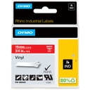 Dymo Colored 3/4" Vinyl Label Tape