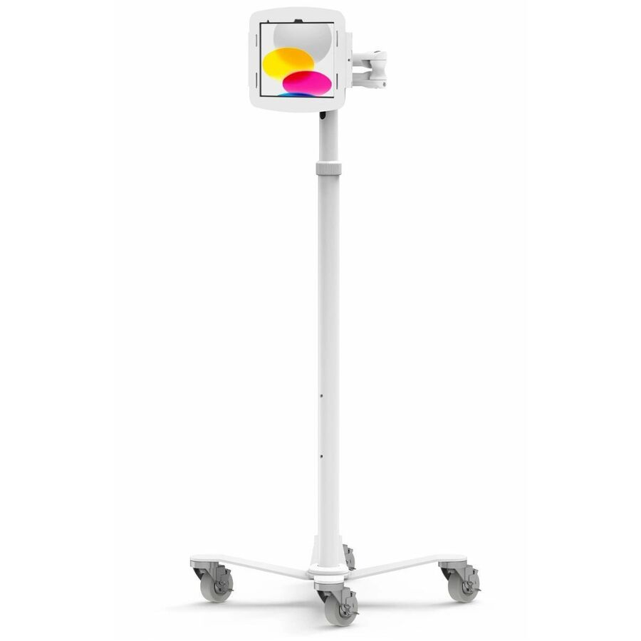 Compulocks iPad 10.9" 10th Gen Space Enclosure Medical Rolling Cart Extended Plus Hub