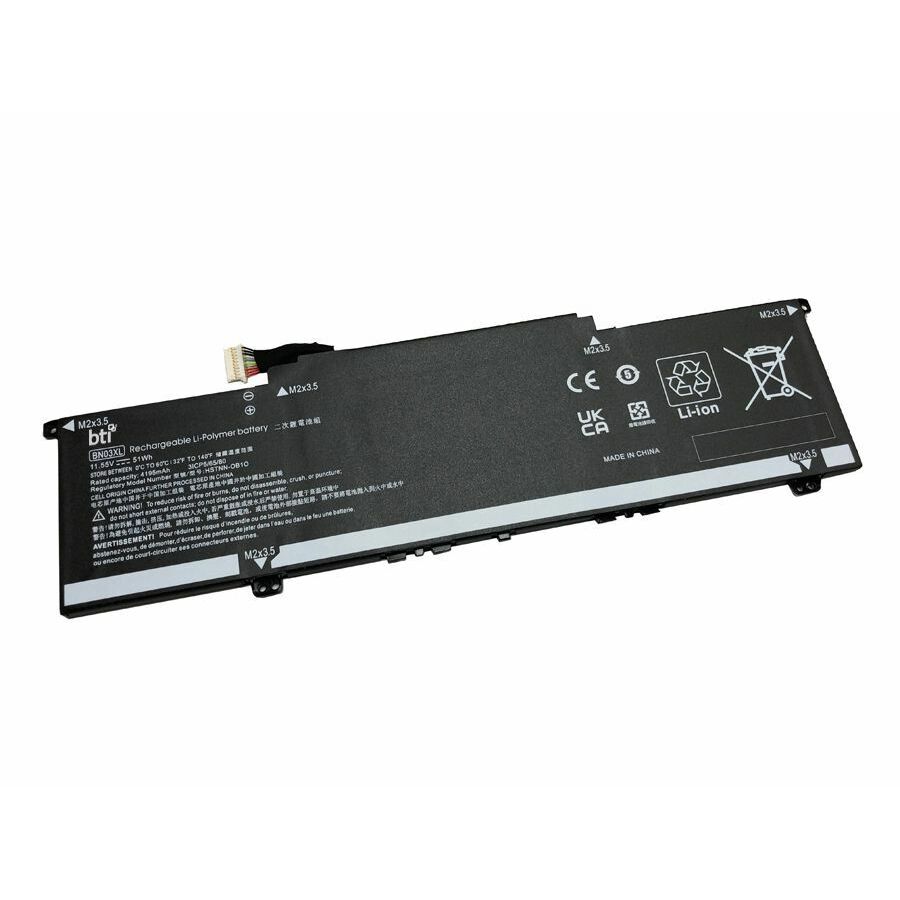 BTI BN03XL-BTI LI-ION NOTEBOOK BATTERY FOR HP