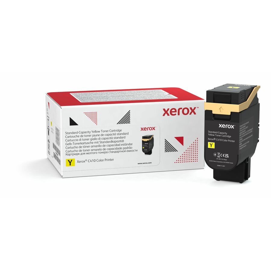Xerox Genuine Xerox® C410 Color Printer, VersaLink® C415 Color Multifunction Printer Yellow Standard capacity Toner Cartridge (2000 Pages) - 006R04680