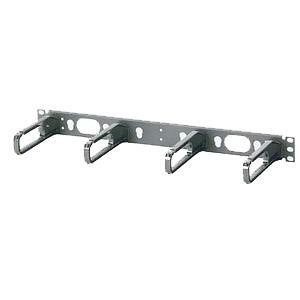 PANDUIT Open-Access Horizontal Cable Manager - Cable Manager - Black - 1U Rack Height x 19" Panel Width