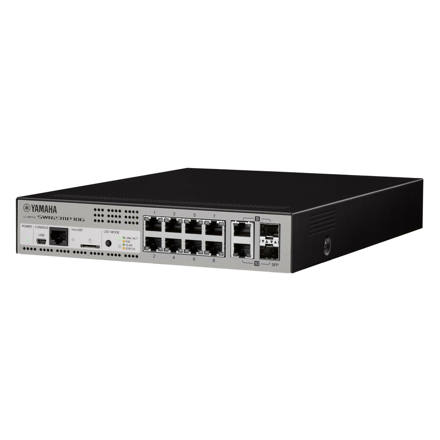 Yamaha Intelligent L2 Network switch with PoE