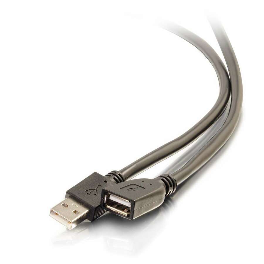 C2G 75ft USB Extension Cable - USB 2.0 - Plenum Rated - M/F