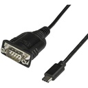 StarTech.com USB C to Serial Adapter Cable 16" (40cm) - USB Type-C to Serial RS232 (DB9) Cable Converter - Male/Male - Windows/Mac/Linux - Portable USB Type-C to male serial RS232 DB9 adapter with 16in cable length - 921.6 Kbps baud - 512 byte FIFO - Data bits of 5/6/7/8 w/stop bits 1/1.5/2 - Industrial/commercial - Auto install - Supports Win 7, 8, 10/macOS 10.11 & up/Linux 2.6 & up