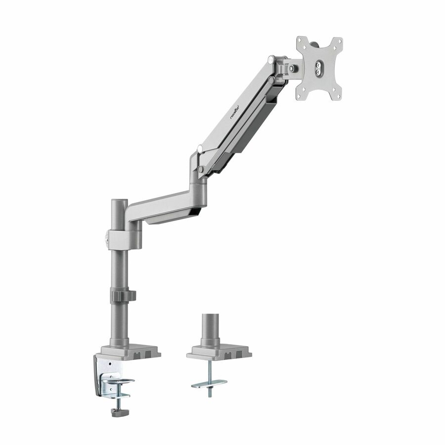 Rocstor ErgoReach Y10N021-S1 Mounting Arm for Monitor, Flat Panel Display - Silver - Landscape/Portrait