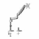 Rocstor ErgoReach Y10N021-S1 Mounting Arm for Monitor, Flat Panel Display - Silver - Landscape/Portrait