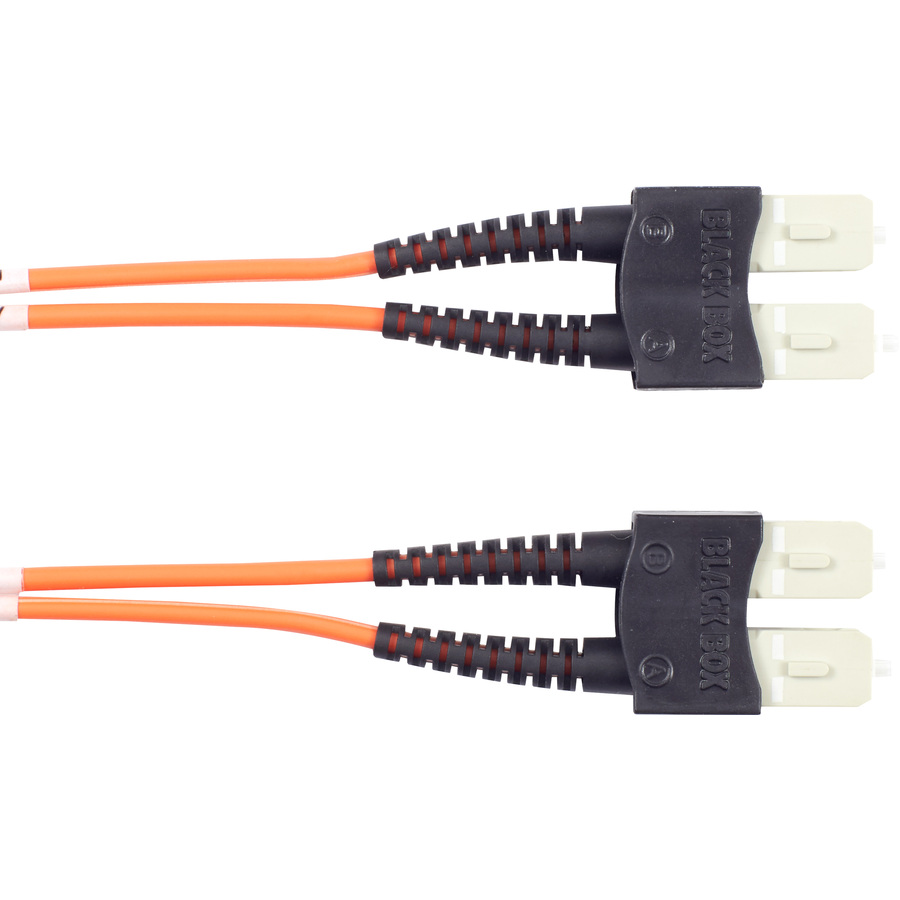 Black Box Fiber Optic Duplex Patch Cable - SC Male - SC Male - 49.21ft