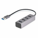 Rocstor Portable 4 Port Hub USB-A to 4x USB-A SuperSpeed USB 3.0