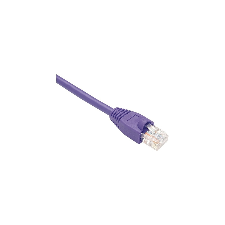 Unirise Cat.5e Patch Network Cable - 3 ft Category 5e Network Cable for Network Device - First End: 1 x RJ-45 Network - Male - Second End: 1 x RJ-45 Network - Male - Patch Cable - Shielding - Purple