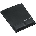 Fellowes® MICROBAN® Memory Form Mouse Pad with Wrist Support - Black (9181201)