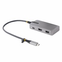 StarTech USB-C Multiport Adapter, 4K 60Hz HDMI, 3-Port USB Hub, 100W Power Delivery Pass-Through, Mini Dock, Windows/macOS/ChromeOS
