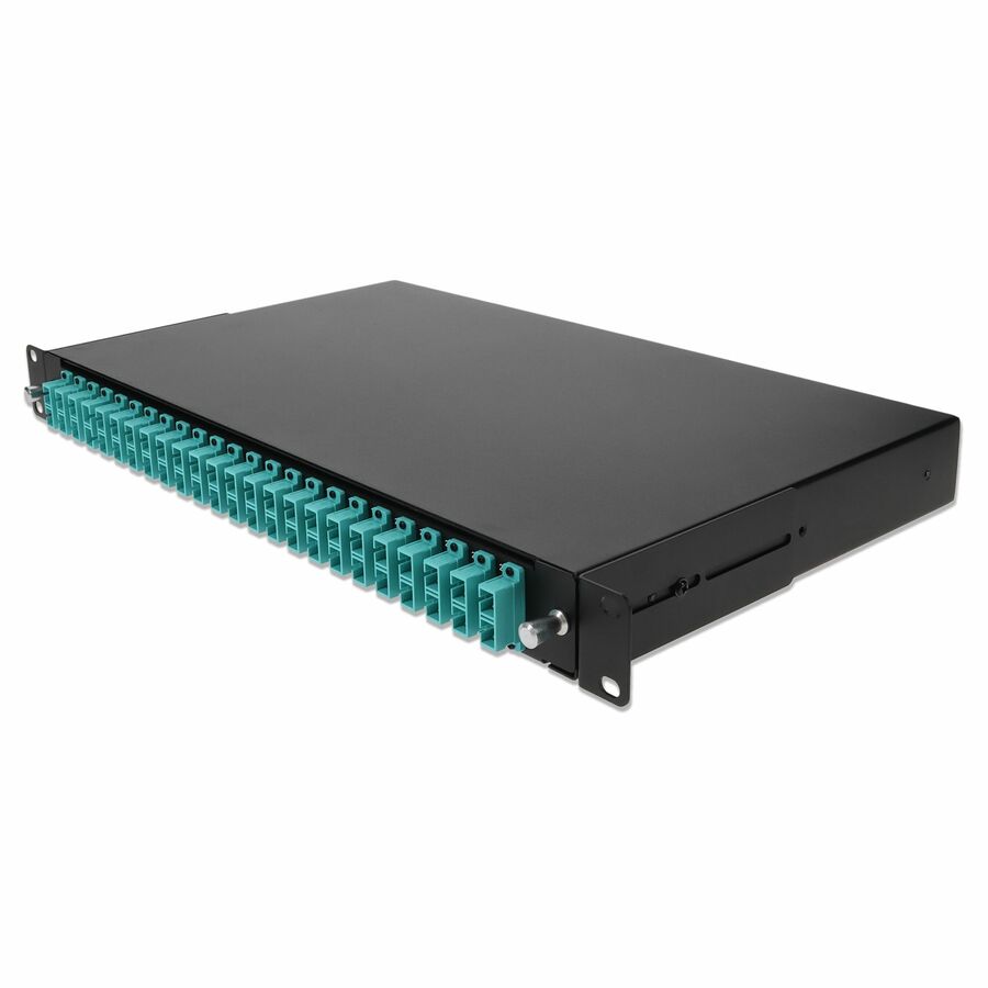 AddOn 19-inch Rack Mount 1U Patch Panel with 24 SC Duplex, Multi-Mode OM4