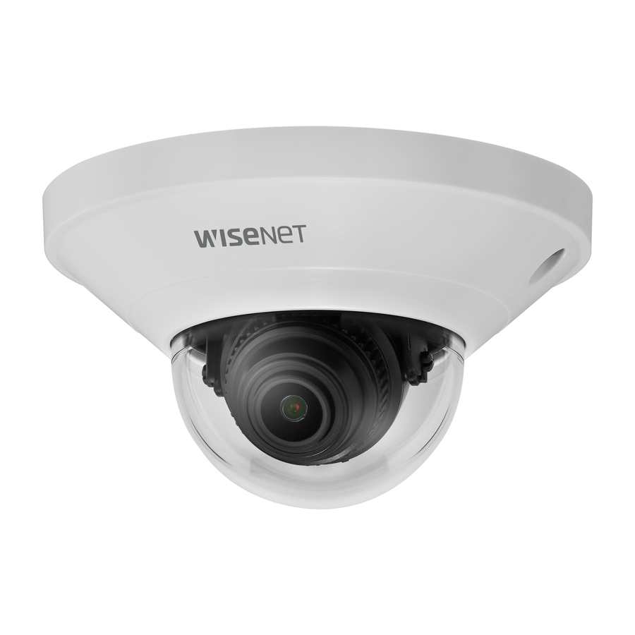 Wisenet QND-6011 2 Megapixel Indoor HD Network Camera - Dome - White