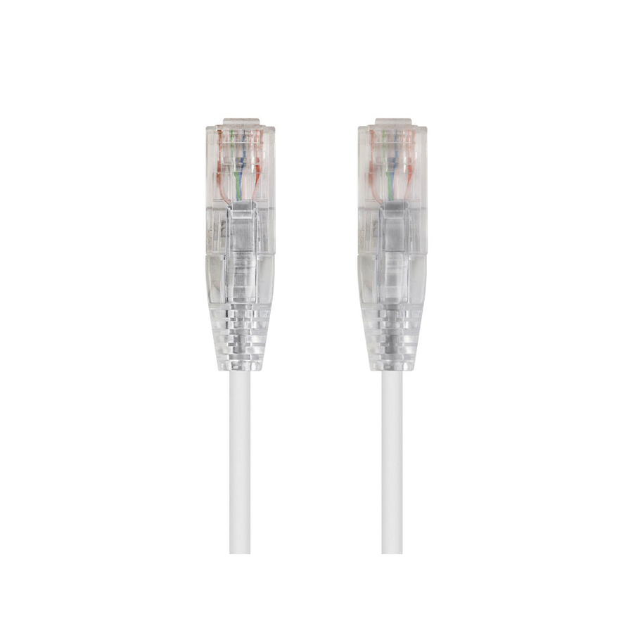 Monoprice SlimRun Cat6 28AWG UTP Ethernet Network Cable, 10ft White
