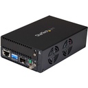 StarTech 10 Gigabit Ethernet Copper-to-Fiber Media Converter - Open SFP+ - Managed - 10G Ethernet Media Converter