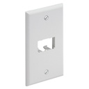 PANDUIT 2 Socket Mini-Com Classic Faceplate - 2 x Socket(s) - 1-gang - White