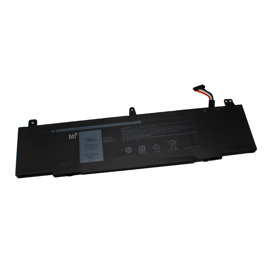 BTI Battery - Compatible OEM TDW5P 4RRR3 JFWX7 V9XD7 Compatible Model 13 R3 ALW13C