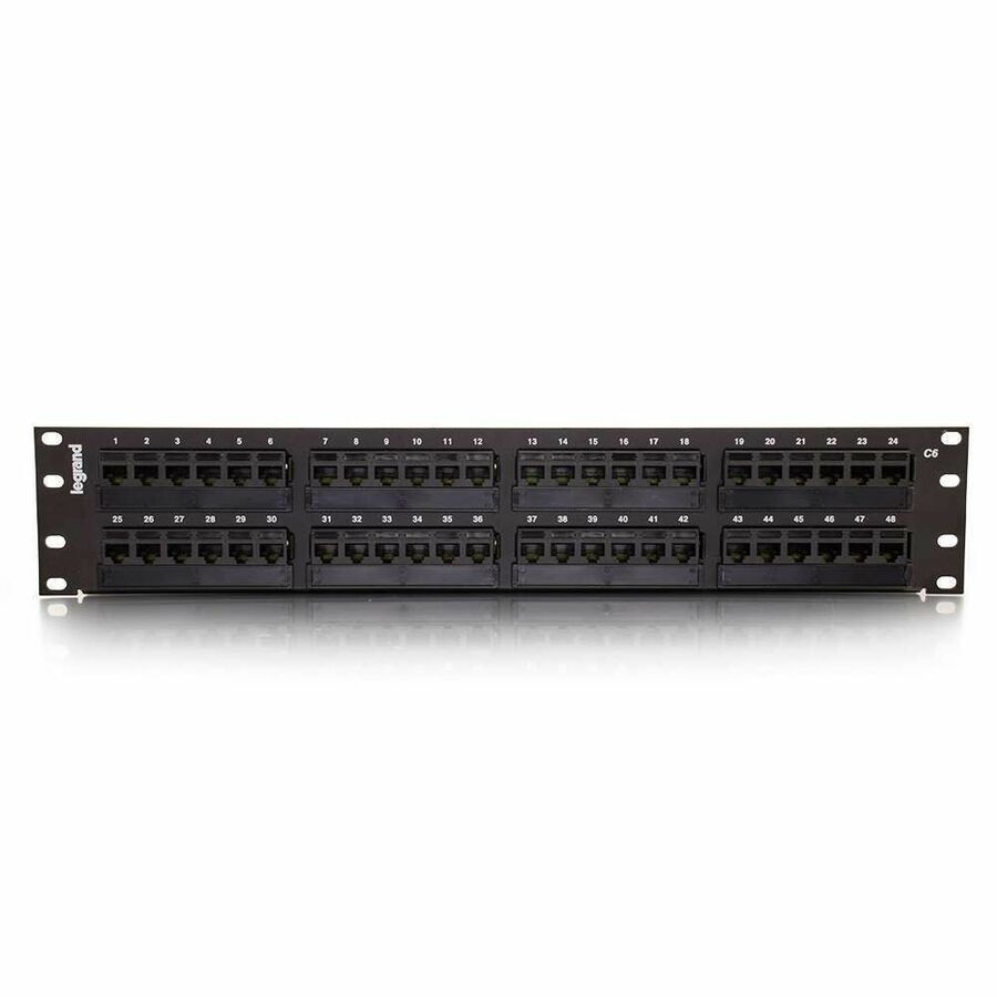 C2G 48-Port Cat6 110-Type Patch Panel (TAA Compliant)