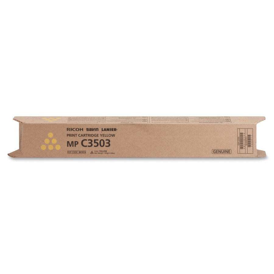 Ricoh Original Toner Cartridge - Laser - 18000 Pages - Yellow - 1 Each