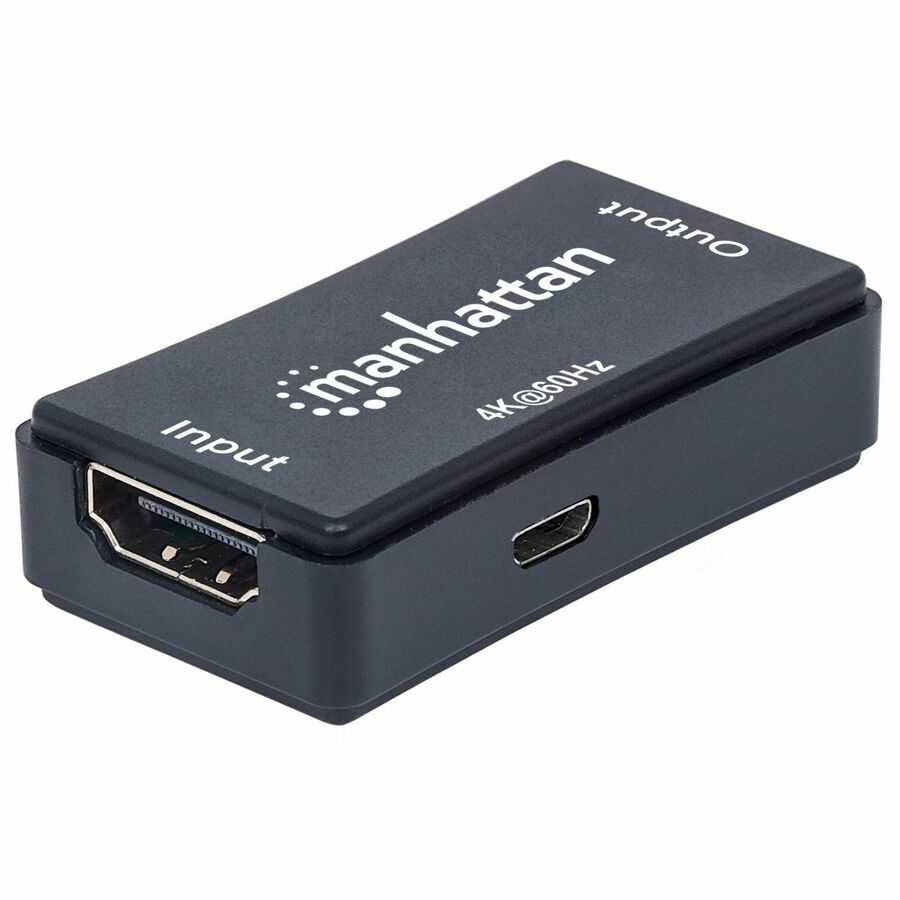HDMI Repeater, 4K@60Hz, Active, Boosts HDMI Signal up to 40m, Black, Three Year Warranty