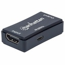 HDMI Repeater, 4K@60Hz, Active, Boosts HDMI Signal up to 40m, Black, Three Year Warranty
