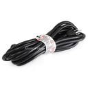 Monoprice Power Extension Cord - For Computer, Monitor, Printer, Projector, Television - 14 Gauge - 125 V AC / 15 A - Black - 15 ft Cord Length - NEMA 5-15P / IEC 60320 C13