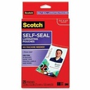 Scotch Self-sealing Laminating Pouch with Clips