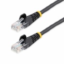 StarTech 50 ft Black Cat5e Snagless UTP Patch Cable