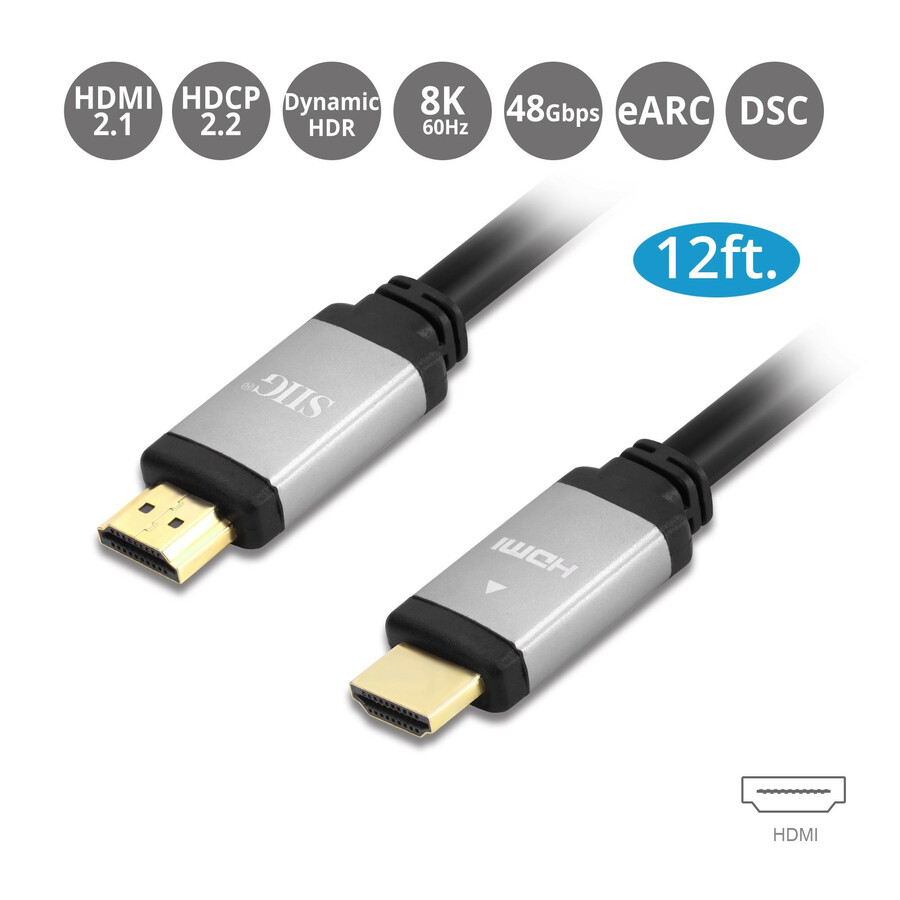SIIG Ultra High Speed HDMI Cable - 12ft