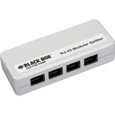 Black Box RJ45 Shielded Mod Splitter 1RJ45/4RJ45 A Pin