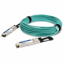 AddOn HP® Compatible TAA Compliant 40GBase-AOC QSFP+ Active Optical Cable (850nm, MMF, 20m)