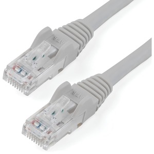 StarTech 75ft CAT6 Ethernet Cable - Gray Snagless Gigabit - 100W PoE UTP 250Mhz Category 6 Patch Cord UL Certified Wiring/TIA
