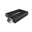 Axiom Transceiver/Media Converter - Network (RJ-45) - 1x PoE+ (RJ-45) Ports - 1 x LC Ports - Single-mode - 1310 nm Fiber - Gigabit Ethernet - 1000Base-EX, 10/100/1000Base-TX - 40 km - AC/DC