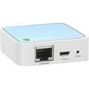 TP-Link TL-WR802N - N300 Wireless Portable Nano Travel Router - WiFi Bridge/Range Extender/Access Point/Client Modes - Mobile in Pocket